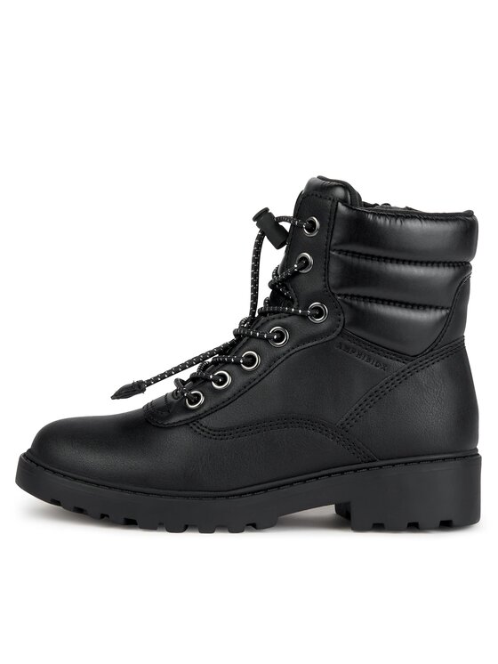 Geox Geox Schnürstiefeletten J Casey Girl B Abx J367ZB 0BCLV C9999 S Schwarz