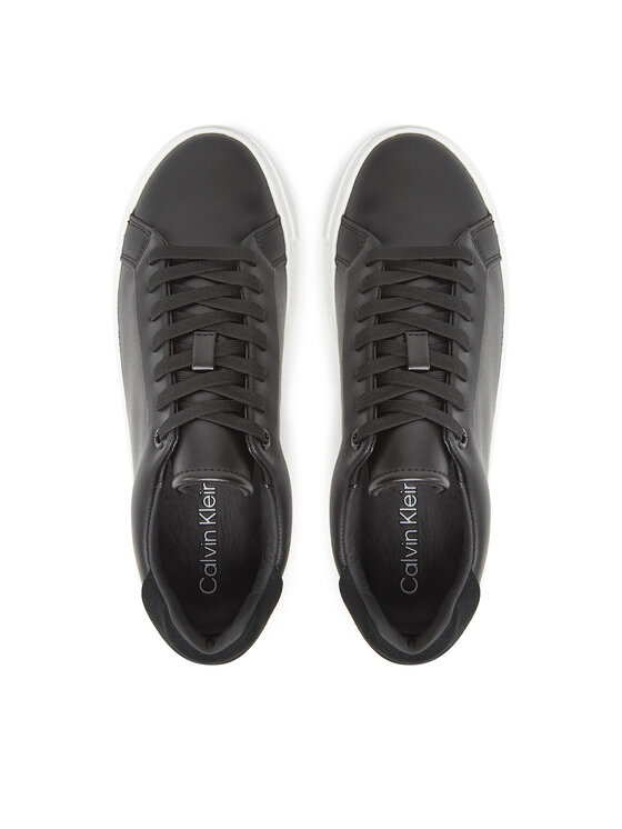 Calvin Klein Calvin Klein Sneakersy Ff Cupsole Lace Up Lth HW0HW02570 Czarny