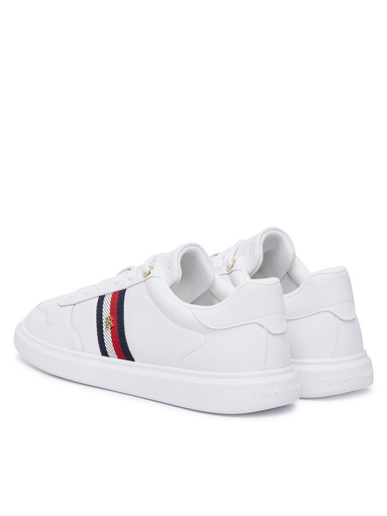 Tommy Hilfiger Tommy Hilfiger Сникърси Icon Court Light Webbing FW0FW09602 Бял