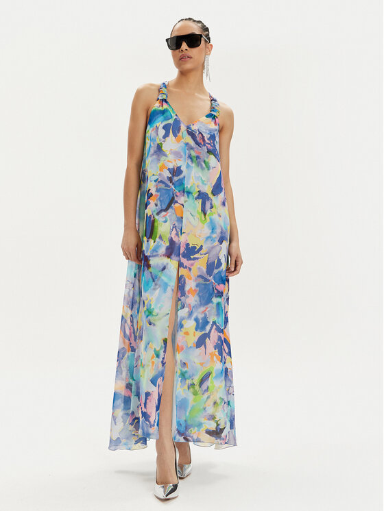 Patrizia Pepe Patrizia Pepe Sukienka letnia 2A2803/A420-YA15 Kolorowy Relaxed Fit