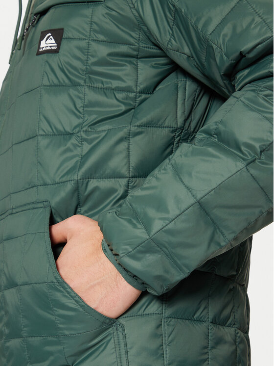 Quiksilver Quiksilver Μπουφάν μεταβατικό Check Mate EQYJK04095 Πράσινο Regular Fit