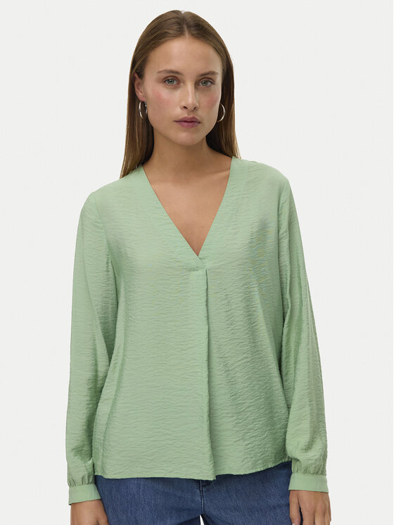 Vero Moda Bluză Urli 10338835 Verde Regular Fit