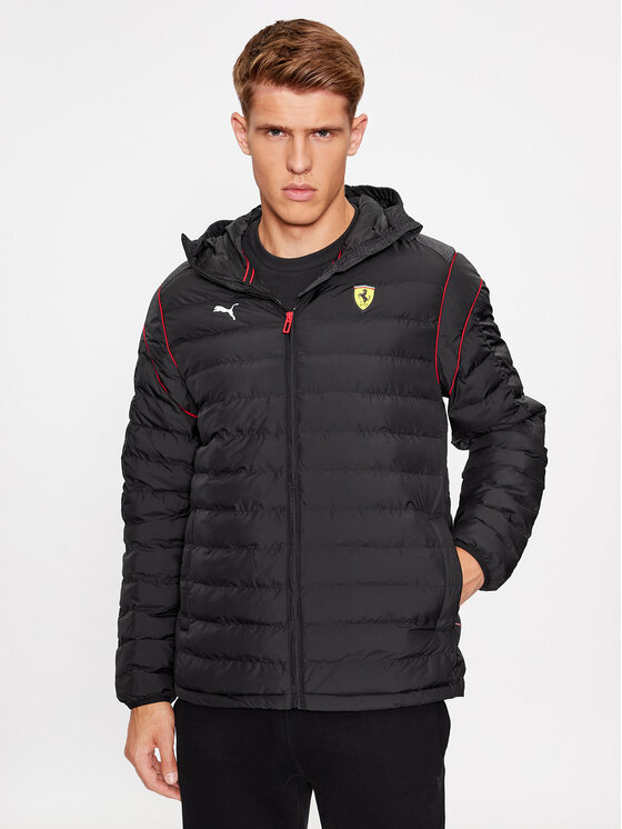 Puma Puma Átmeneti kabát Scuderia Ferrari Race T7 620934 Fekete Regular Fit