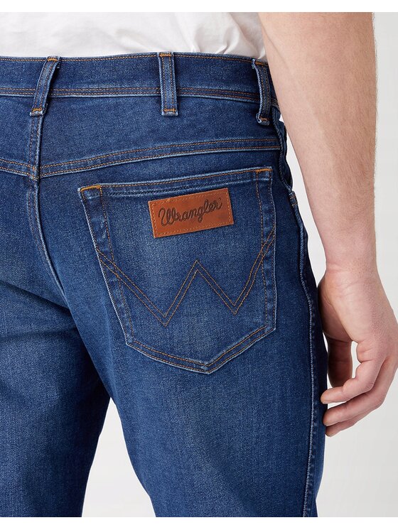 Wrangler Wrangler Jeansy Texas Slim Niebieski Slim Fit
