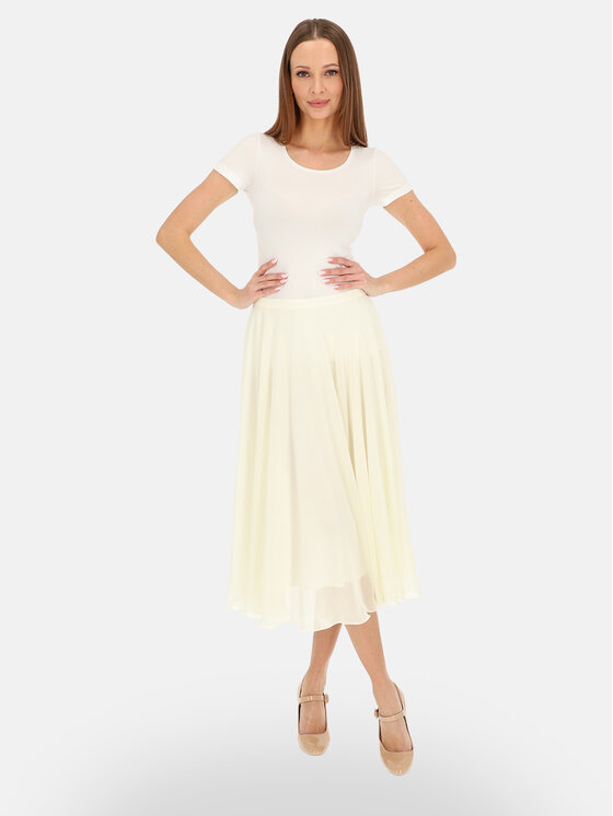 L’AF L’AF Spódnica midi Dori Kremowy Regular Fit