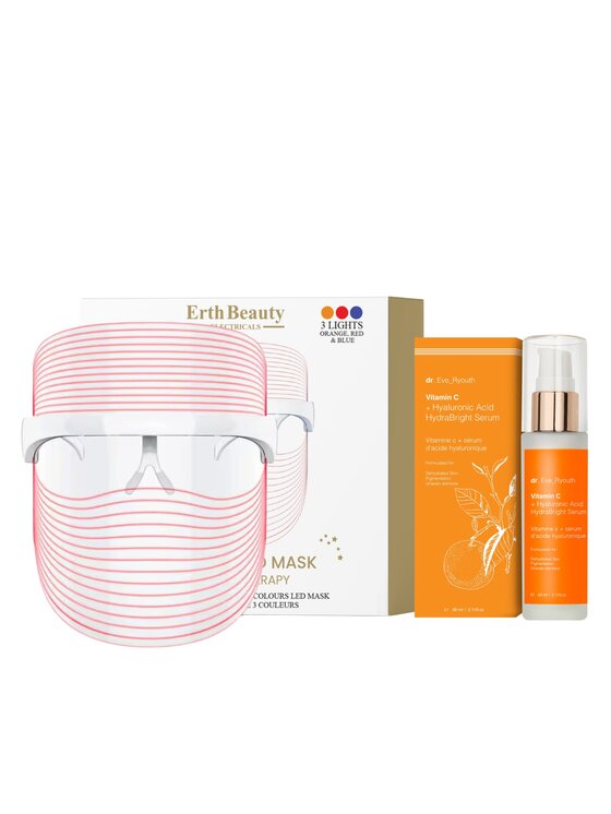 dr. Eve Ryouth dr. Eve Ryouth ErthSkin London Bezprzewodowa 3 Kolory + Witamina C Maska LED