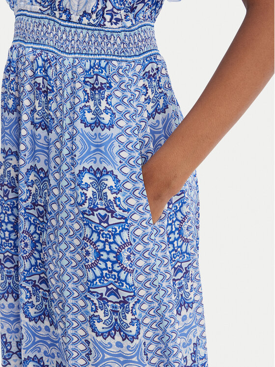 Hale Bob Hale Bob Φόρεμα καλοκαιρινό Sandra 5YTK664A Μπλε Regular Fit