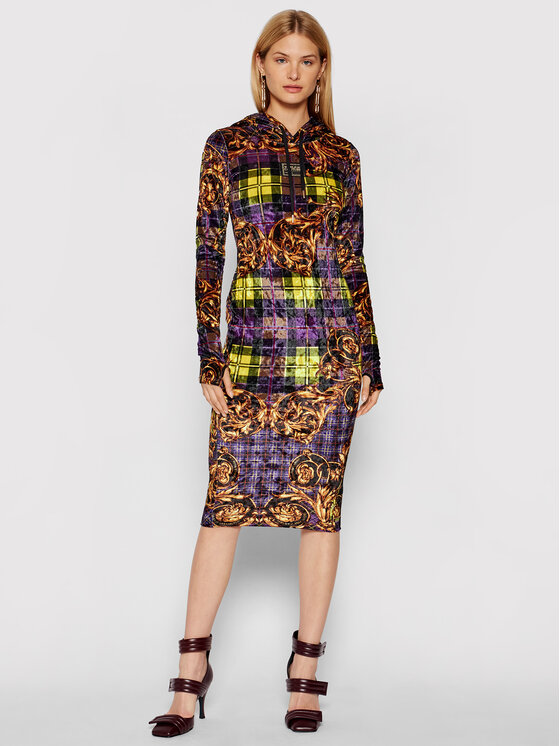 Плетена рокля Versace Jeans Couture