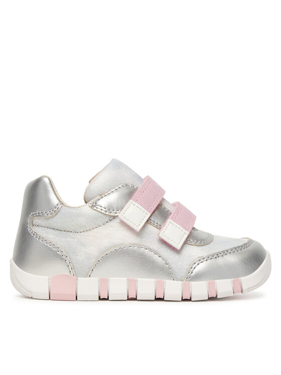Geox Geox Sneakersy B Iupidoo Girl B3558A 0AS54 C0566 Strieborná