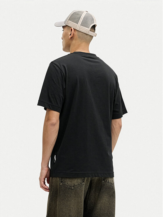 Jack & Jones Jack & Jones Tricou Club 12289868 Negru Relaxed Fit