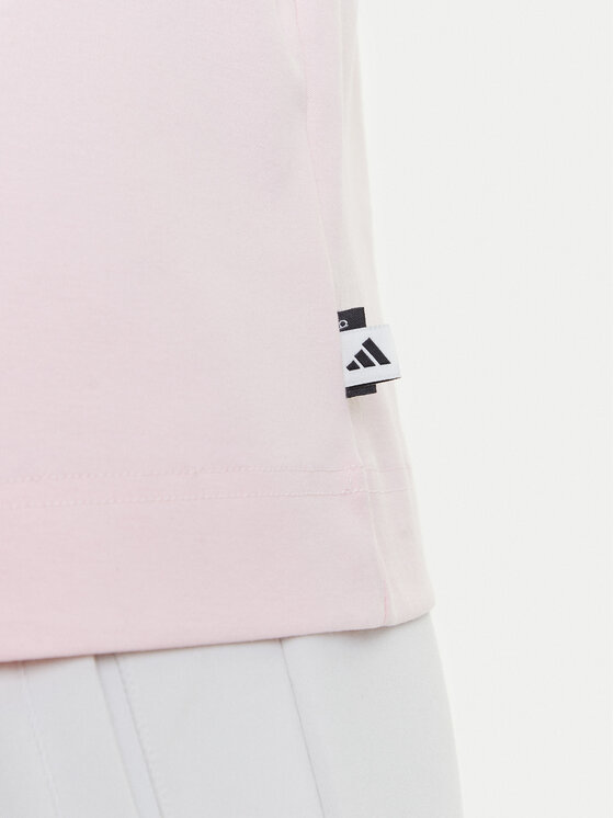 adidas adidas Футболка Cat Patch Graphic JV8514 Рожевий Regular Fit