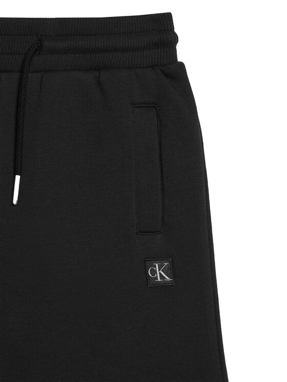Calvin Klein Jeans Calvin Klein Jeans Športové kraťasy Mini Badge IU0IU00704 D Čierna Regular Fit