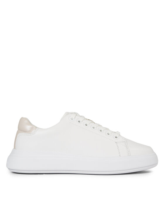 Sneakers Calvin Klein Raised Cupsole Lace Up HW0HW01668 Alb