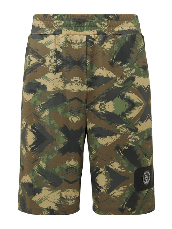 Plein Sport Plein Sport Pantaloncini 533 Nero Jogger Fit