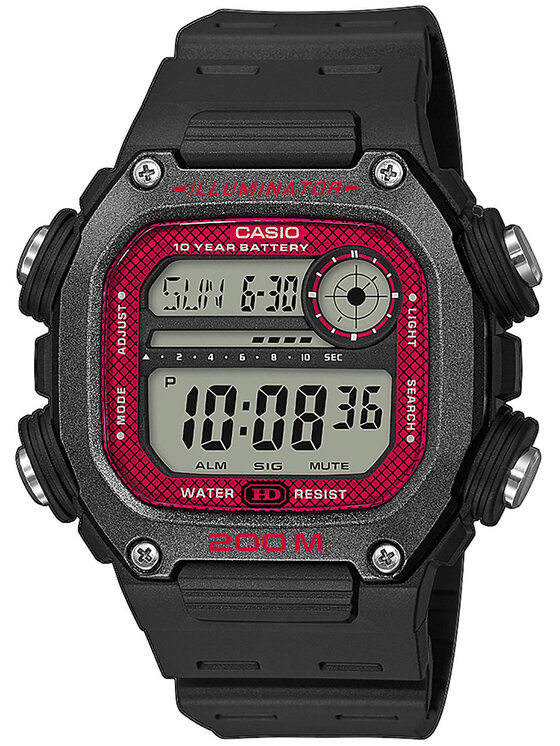 Casio Casio Zegarek DW-291H-1BVEF Czarny