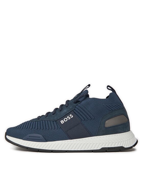BOSS Boss Sneakersy Titanium Runn 50498245 Modrá