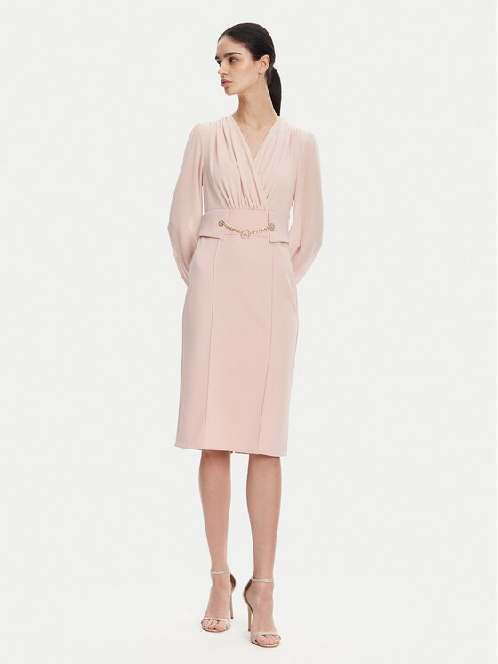 Rinascimento Rinascimento Коктейльна сукня CFC0123289003 Рожевий Regular Fit