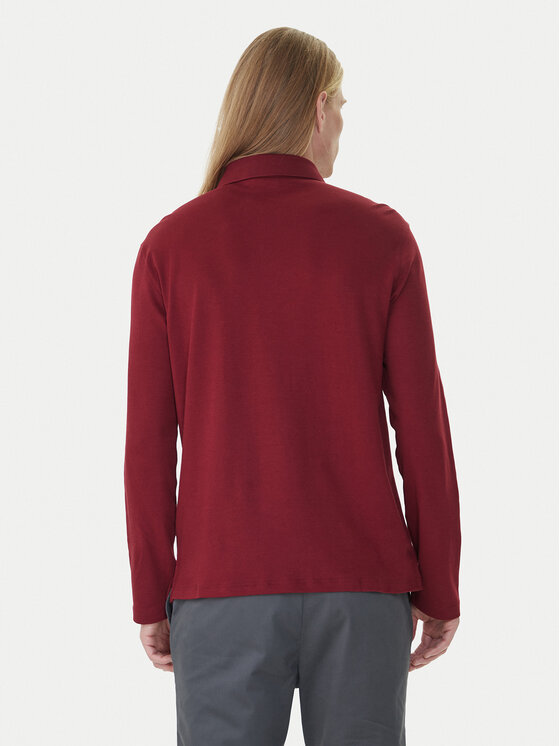 Calvin Klein Calvin Klein Polo LV040EM909 Tamnocrvena Regular Fit