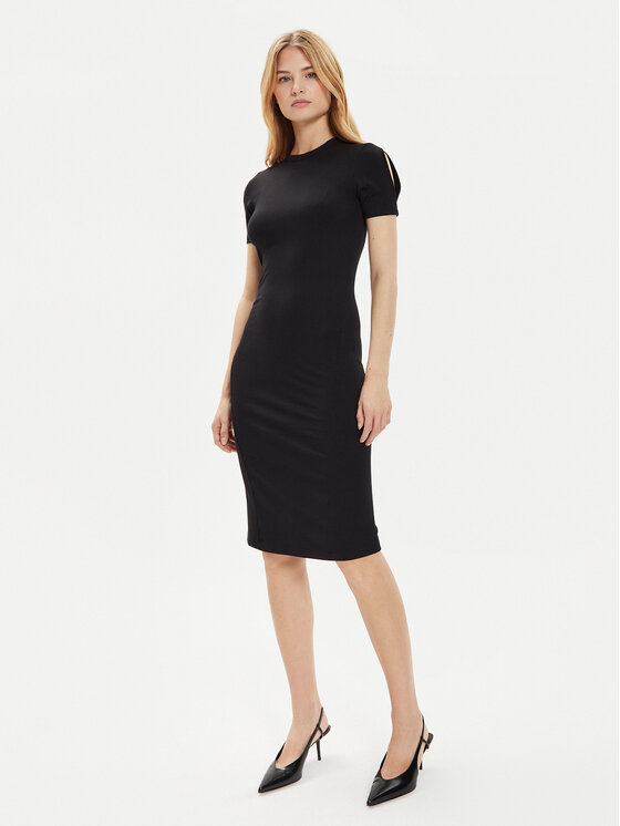 Calvin Klein Calvin Klein Rochie de zi K20K207233 Negru Slim Fit