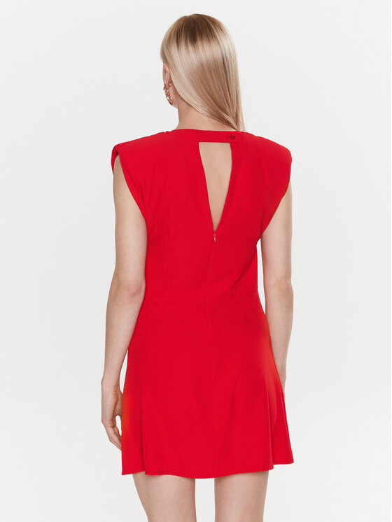 Abito da cocktail NO1006 Rosso Slim Fit