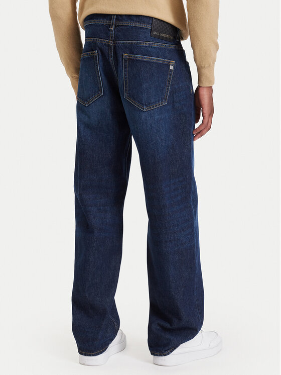 KARL LAGERFELD KARL LAGERFELD Jeansy 265509 564865 Granatowy Relaxed Fit