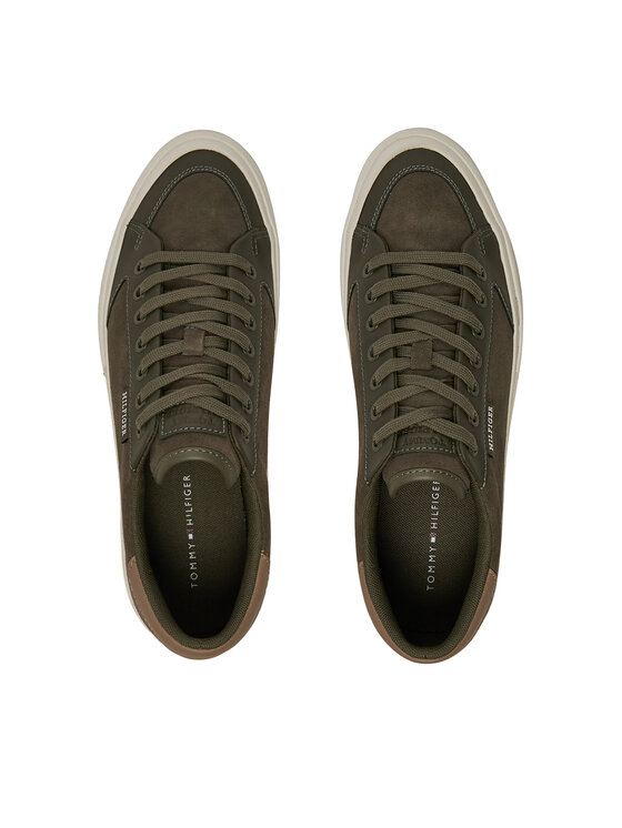 Tommy Hilfiger Tommy Hilfiger Laisvalaikio batai Vulc Street Low FM0FM05458 Žalia