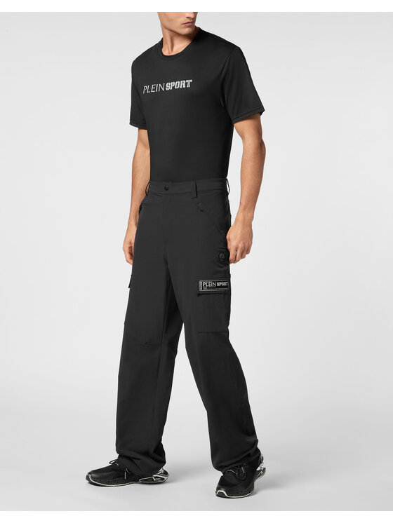 Plein Sport Plein Sport Spodnie cargo 22981 Czarny Cargo Fit