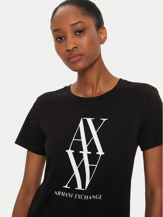 Armani Exchange Armani Exchange Majica 6DYT04 YJG3Z 1200 Črna Regular Fit