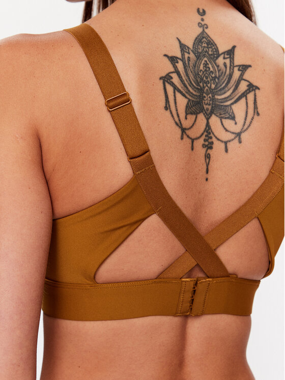 adidas adidas Športová podprsenka Tailored Impact Training High-Support Bra HR9729 Hnedá