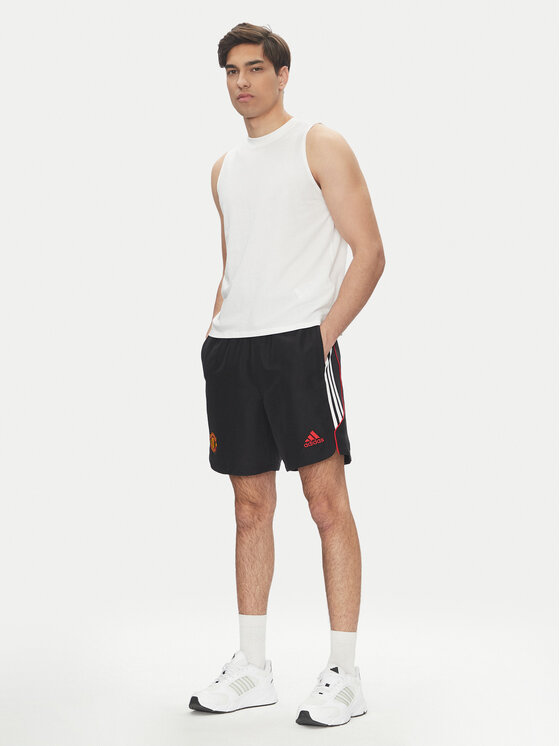 adidas adidas Športne kratke hlače Manchester United UBP JF0369 Črna Regular Fit