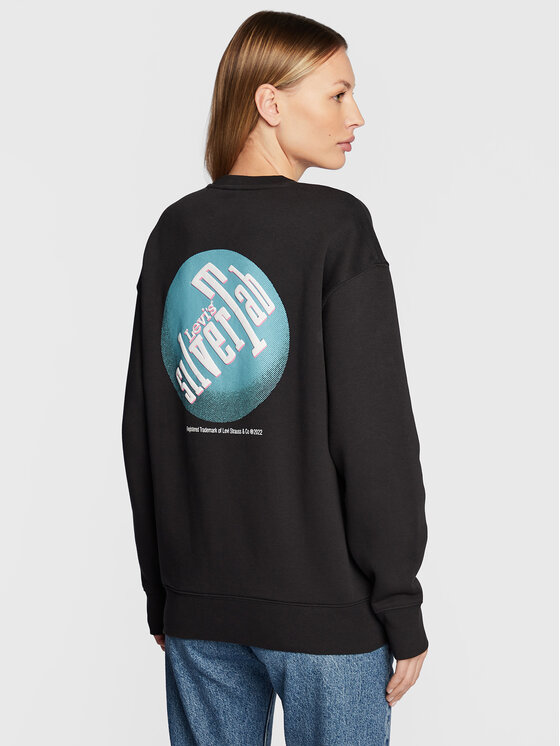 Felpa Silver Tab™ Graphic 38712-007 Nero Relaxed