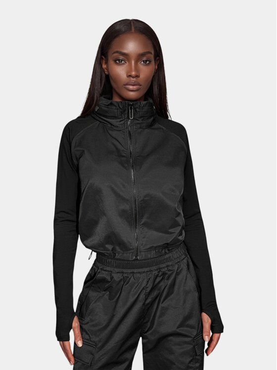 MADE BY SOCIETY MADE BY SOCIETY Kurtka anorak Reef - H27822 Czarny Basic Fit