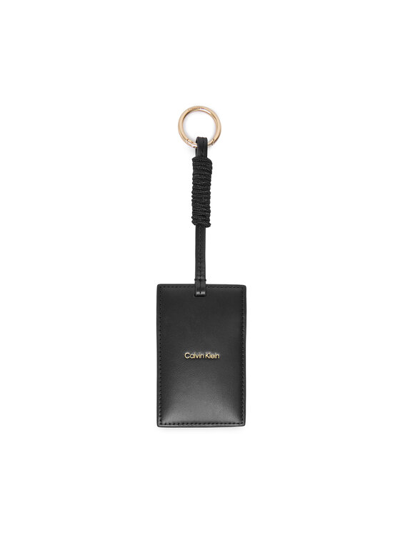 Calvin Klein Calvin Klein Etui za kreditne kartice Foil Logo Lacing Cardcase Charm LV04F1259G Črna