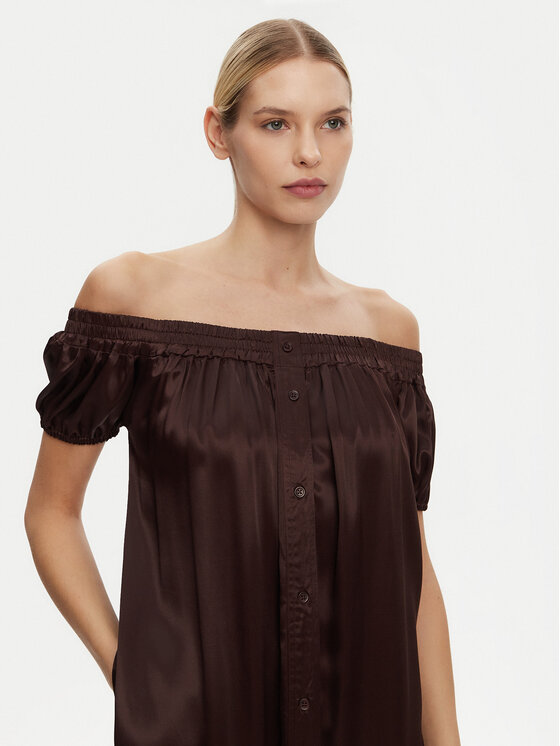 2NDDAY 2NDDAY Rochie de vară Christino 2252127287 Maro Regular Fit