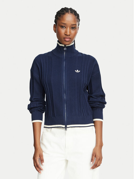 adidas Kardigán Firebird KT1864 Kék Loose Fit