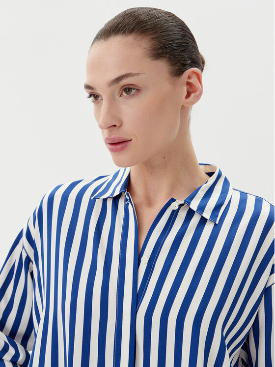 Marc O'Polo Marc O'Polo Camicia M02 1208 42109 Blu Regular Fit