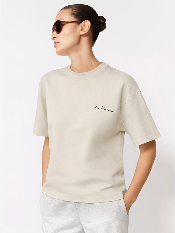 La Mania La Mania Tričko BABES Béžová Basic Fit