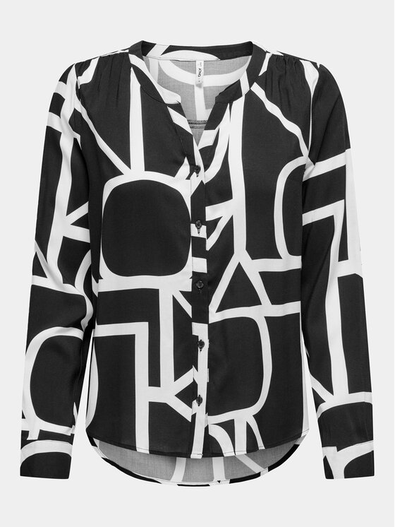 ONLY ONLY Marškiniai Gusta 15317938 Juoda Regular Fit