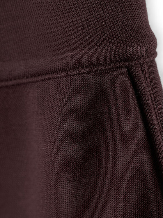 4F 4F Spodnie dresowe ESSENTIAL Brązowy ciemny Regular Fit