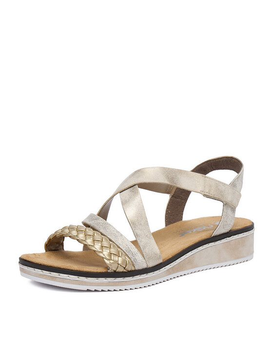 Rieker Rieker Sandalen CEO-V3663-90 Goldfarben