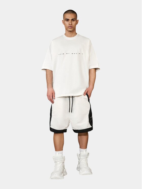 MADE BY SOCIETY MADE BY SOCIETY Ścierka Bermude TURBULENCE - B17312 Biały Basic Fit