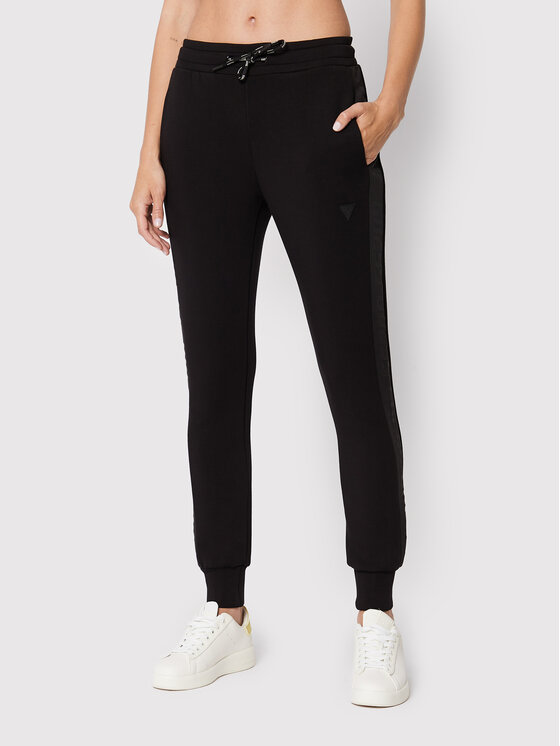 Guess Guess Спортивні штани V2YB18 K7UW2 Чорний Regular Fit