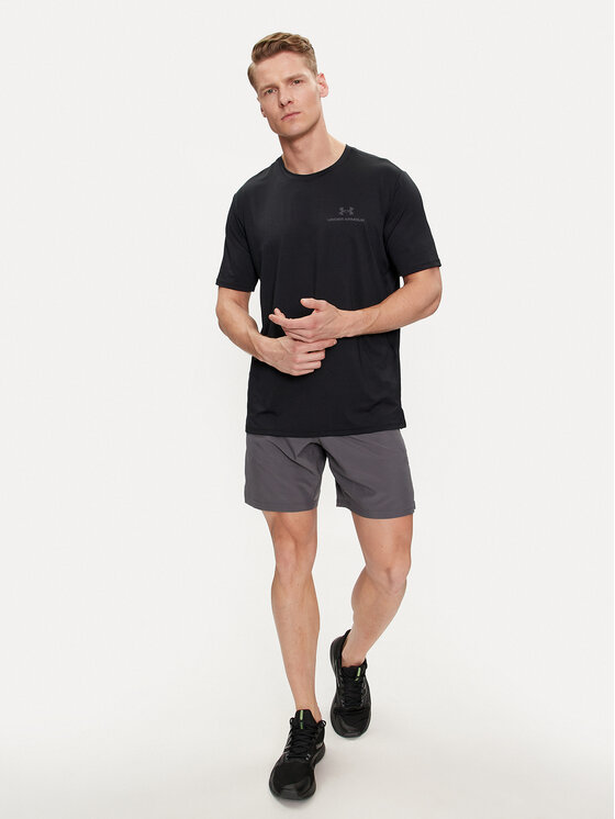 Under Armour Under Armour Тениска от техническо трико Ua Rush Energy Ss 1383973-001 Черен Loose Fit