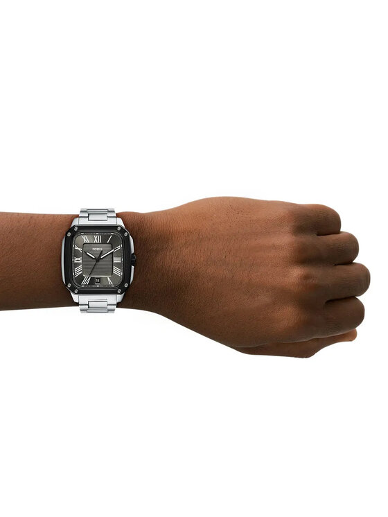 Fossil Fossil Zegarek FS6122 Srebrny