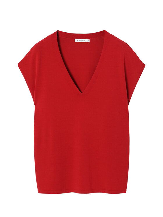 TATUUM TATUUM Halenka ITO 1 Červená Slim Fit