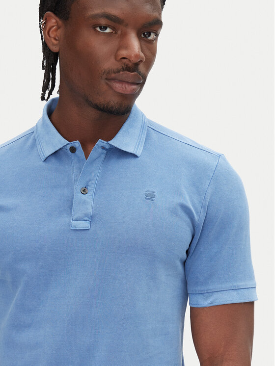 G-Star Raw G-Star Raw Polo majica Dunda D11595-D756 Zelena Slim Fit