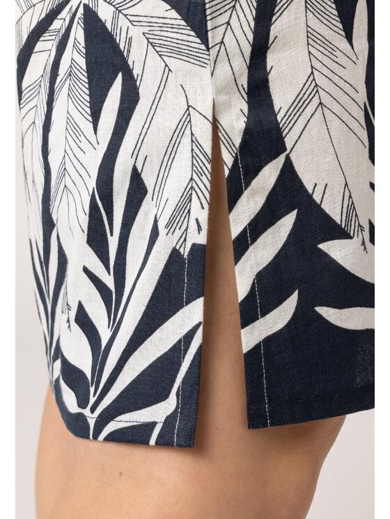 QUIOSQUE QUIOSQUE Sukienka codzienna 4UB002 Granatowy Regular Fit
