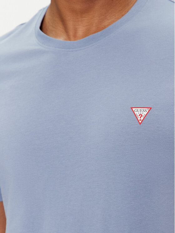 Guess Guess T-Shirt M2YI24 J1314 Μπλε Slim Fit