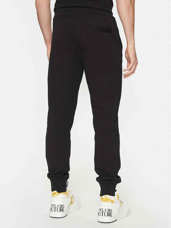 Versace Jeans Couture Versace Jeans Couture Spodnji del trenirke 78GAAT00 Črna Regular Fit