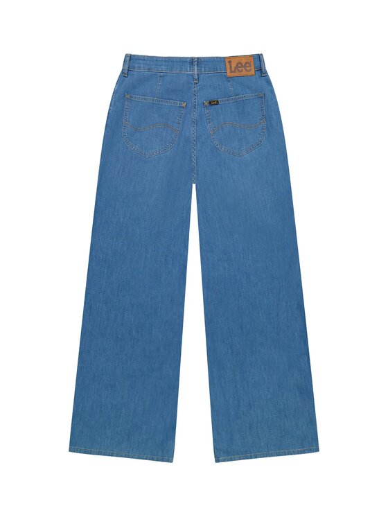 Lee Lee Jeansy STELLA Niebieski Wide Leg